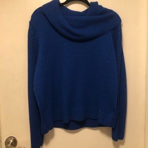 Royal blue sparkly sweater XL